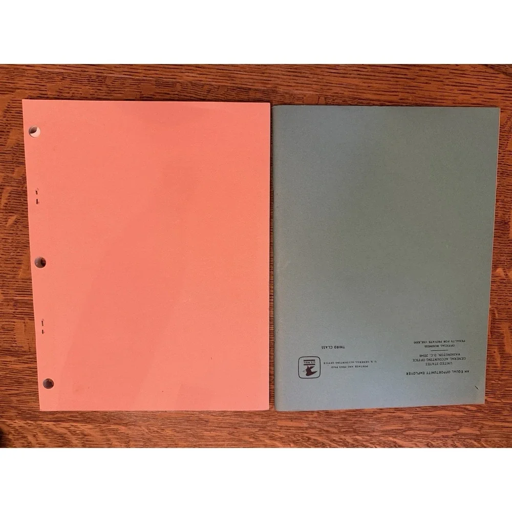VTG‎ Two EPA Reports Ecological Accounting USA Program Plan 1979 Environmental